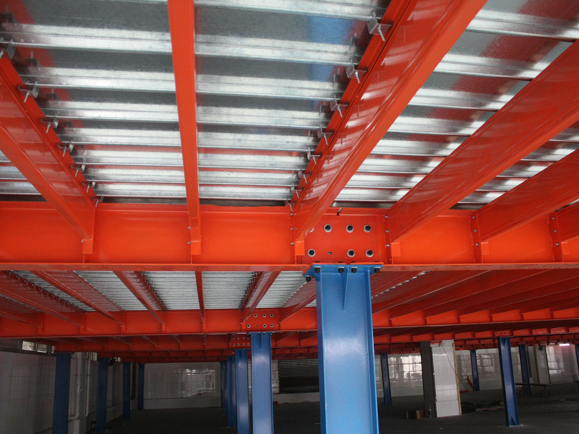 Mracking New Product Span Long Steel Structure Mezzanine Platform Floor For Manufacturer