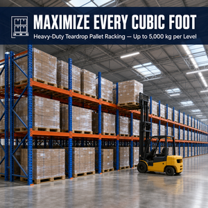 Large Scale E-Commerce Logistics Warehouse Pallet Racking System Customized High Load Industrial Conventional Heavy Duty Rack