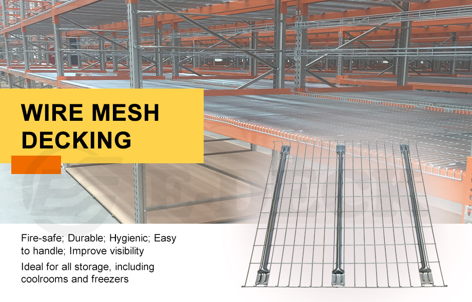 Hot Dipped Galvanized Wire Mesh Decking Pallet for Pallet Racking System