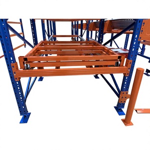 Factory Industrial Push Back Rack For Storage LIFO Rack Warehouse Racking System