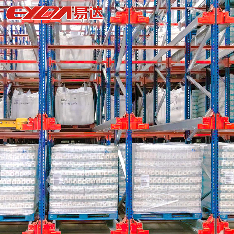 Heavy Duty 5 Layer Drive In Pallet Storage Racking System Drive-Thru Warehouse Pallet Rack LIFO FIFO Method Adjustable Shelves