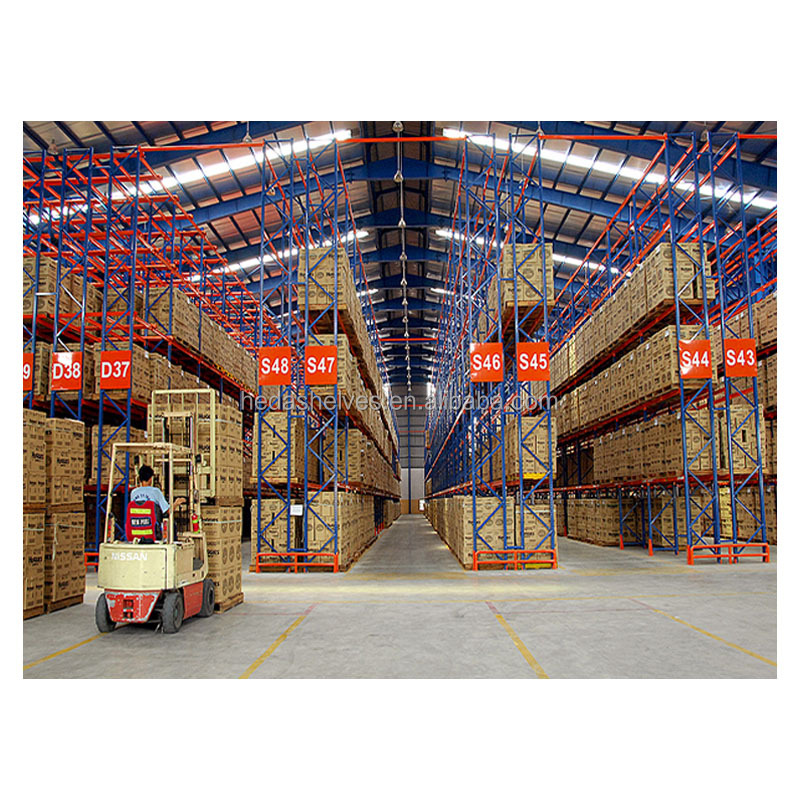 Cold Room Storage Drive in Heavy Duty Rack Metal Storage Shelves Steel Pallet Shelving Racking System