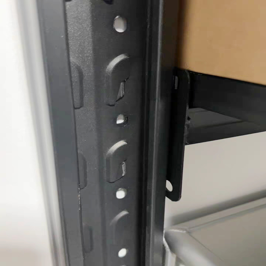 Heavy Duty Industrial Rack System Reinforced Uprights and Cross Beams for Large-Volume Storage in Logistics Facilities