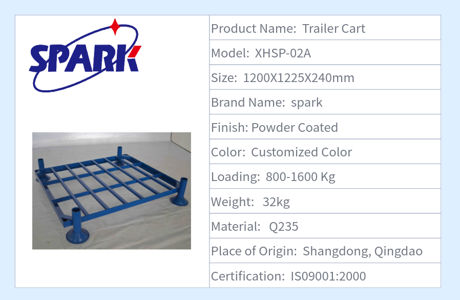 High Quality Heavy-Duty Industrial Steel Pallets Durable Foldable Drive-In Rack Storage Equipment Stackable Pallets on Sale