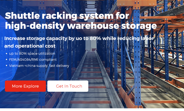 Radio Shuttle Racking System Banner
