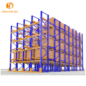 Manufacturer Automated Heavy Duty Pallet Roller Two Way Shuttle Drive-in Shelf Racking System For Warehouse