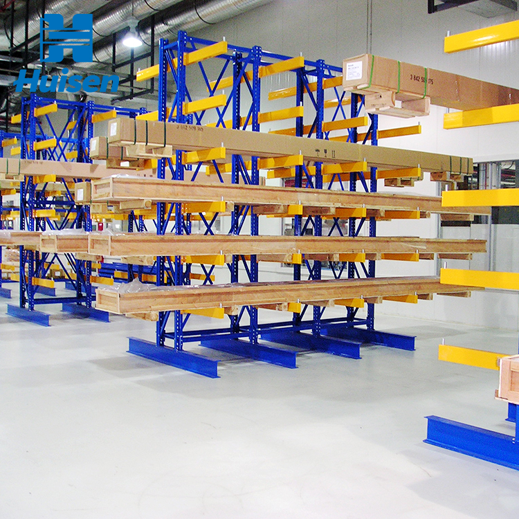 Durable Heavy-Duty Industrial Shelving Unit Durable Adjustable Cantilever Arm Racks Racking System for Warehouse Storage