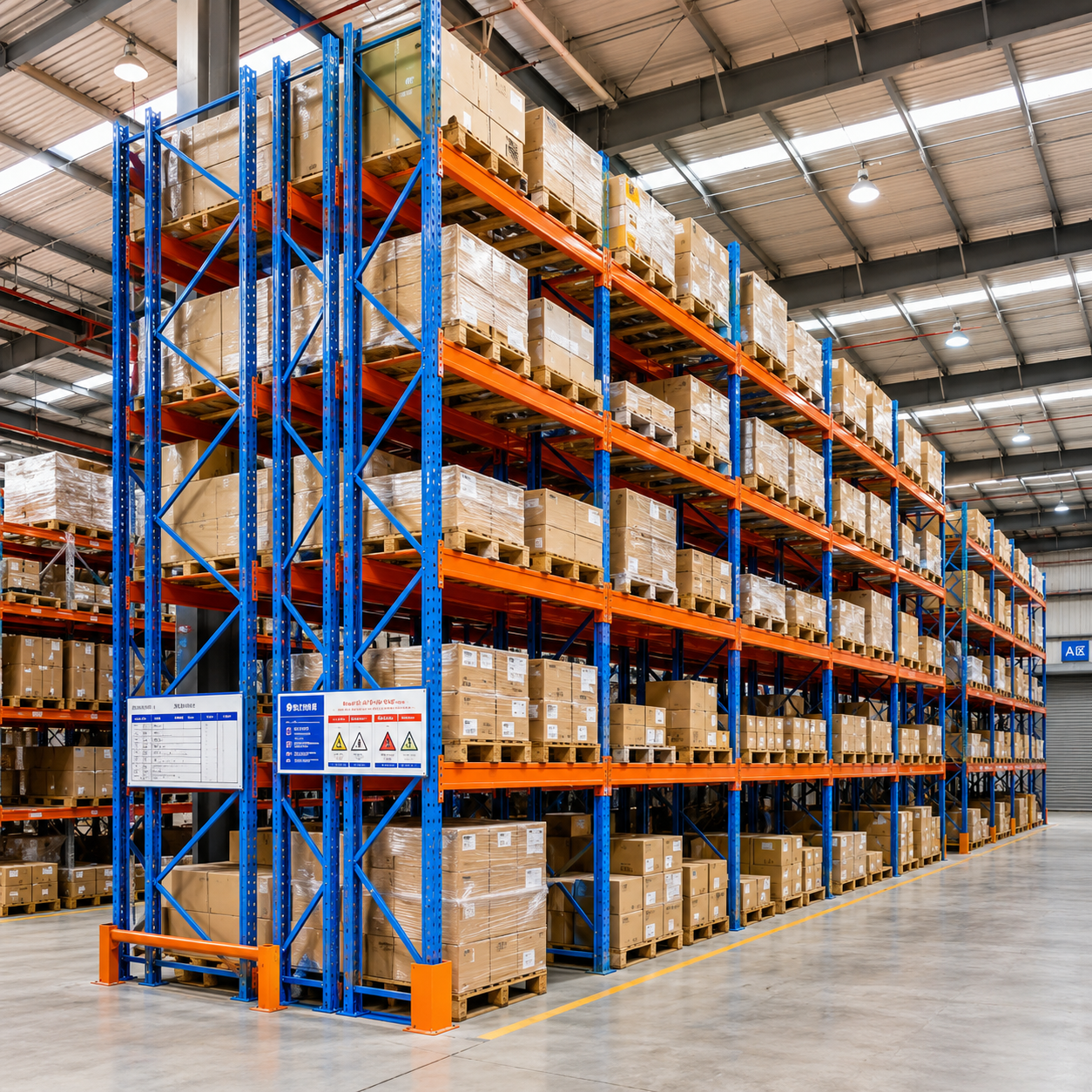 Garage Shelves Pallet Racking Industrial Steel Shelving Warehouse Iron Heavy Duty 2000kg Adjustable Durable Anti-Rust 5 Layer