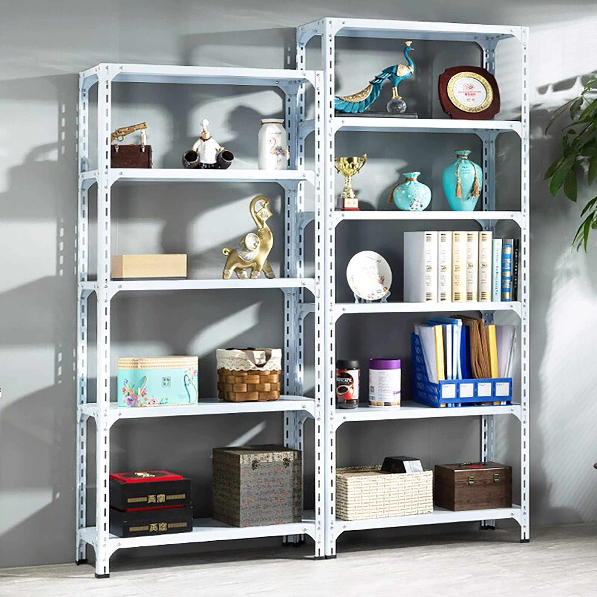 Mracking Sell Light Slotted Angle Rack Can Be Customized Supermarket Home Warehouse Slotted Angle Shelves