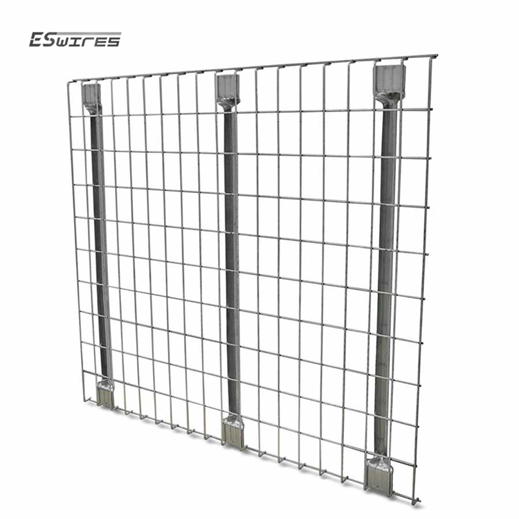 Europe Standard Fireproof Flared Channel 3 Support Channels Secure Design Metal Steel Mesh Wire Pallet Rack Decking