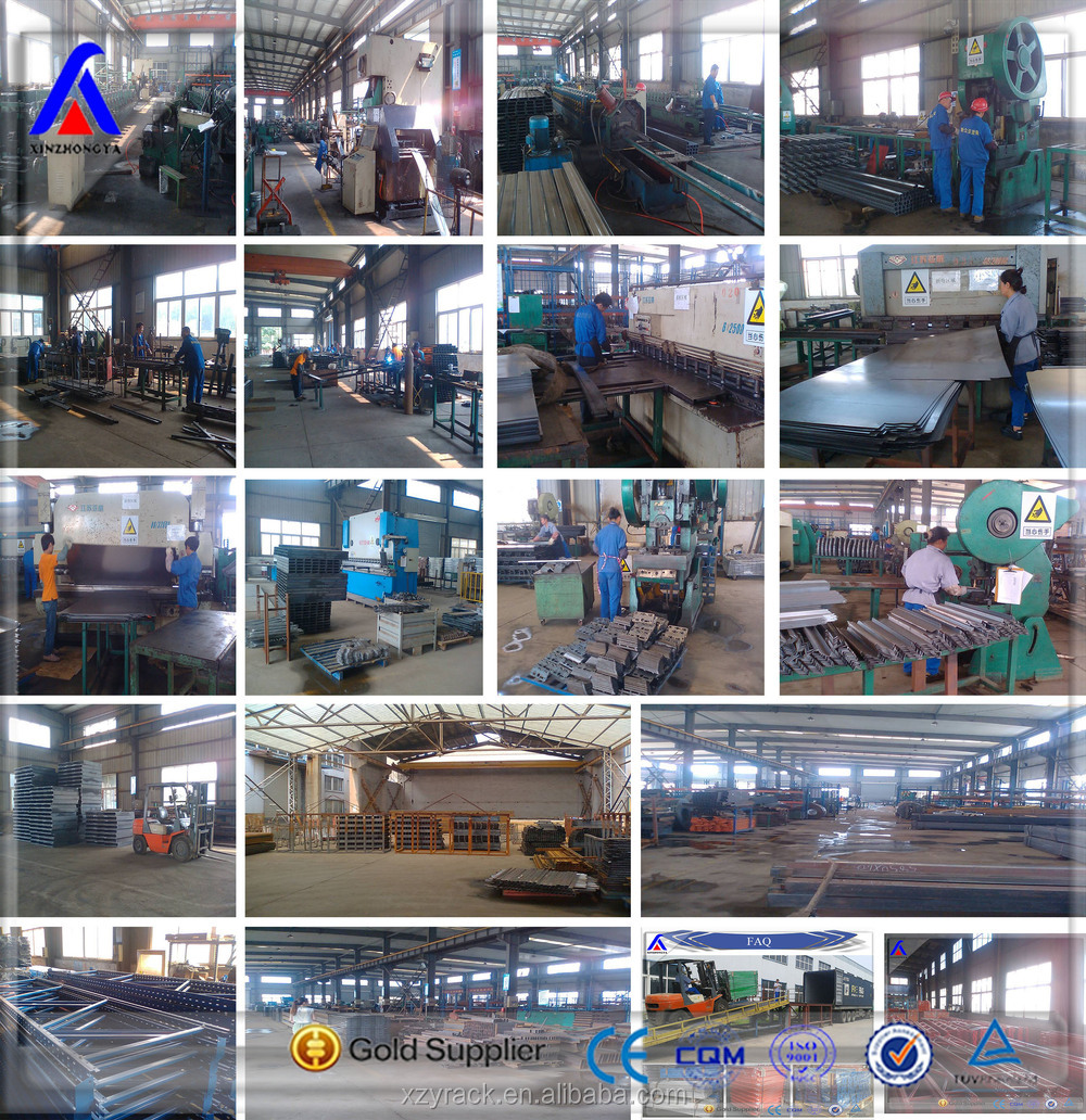 Xinzhongya Racking Manufacturing factory and team overview