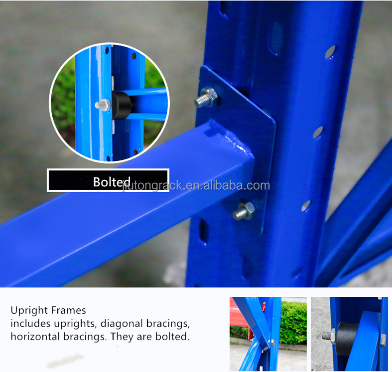 Bolted Upright Frame and Row Spacer