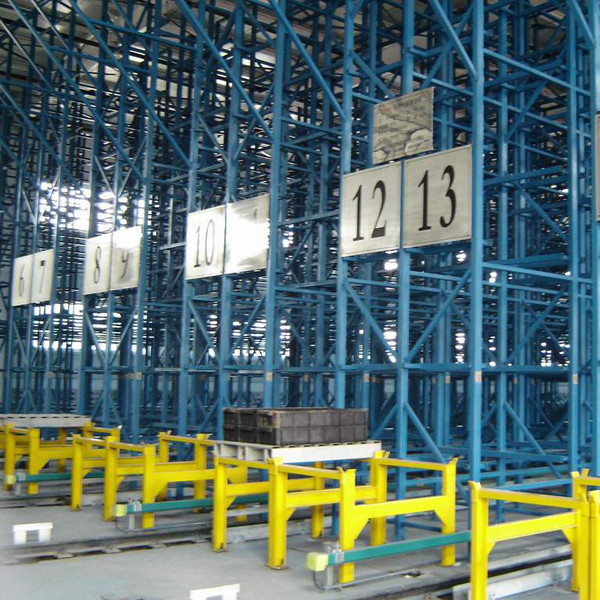 High-Rise Heavy Duty Beam Racking 10-15m Tall Steel Storage Shelves for Large Logistics Center Palletized Cargo Stacking