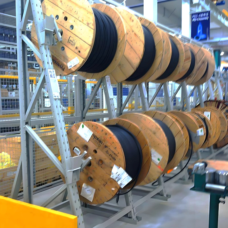 Customized Medium Duty Metallic Roller Rack with Wheels 3-Layer Adjustable Height Storage Rack for Industrial Use