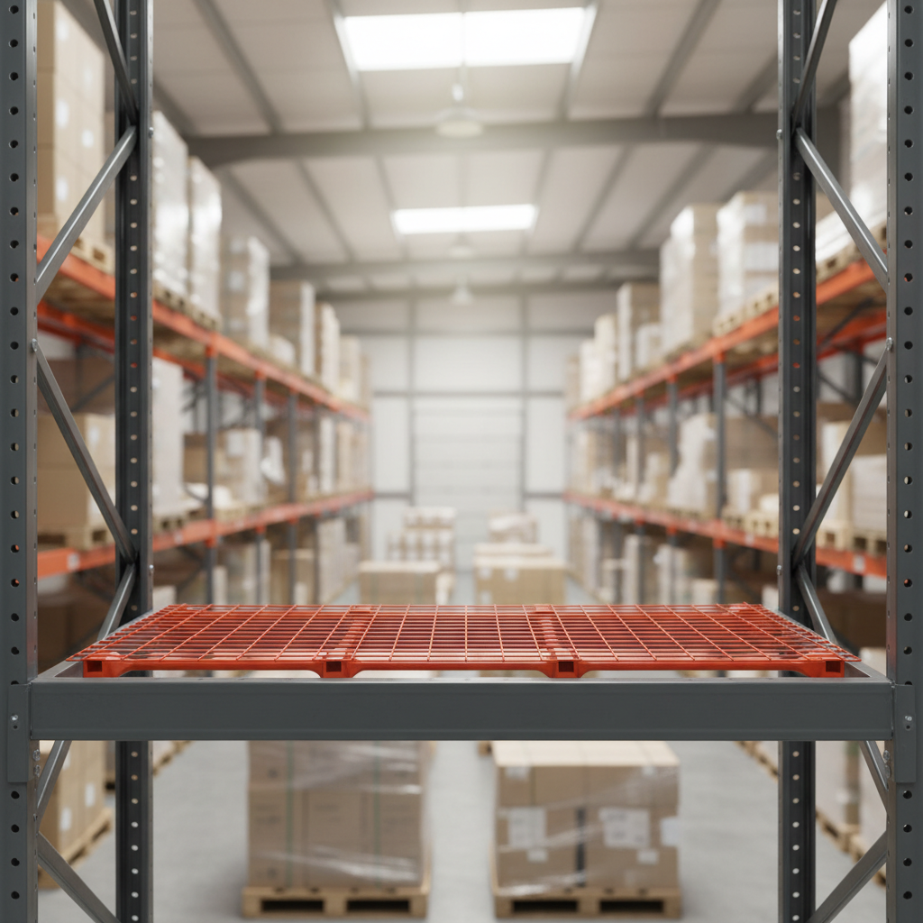 Optimized Wire Mesh Deck Pallet Racking Component Galvanized Deck Wire for Heavy Duty Warehouse Racking System Reliable