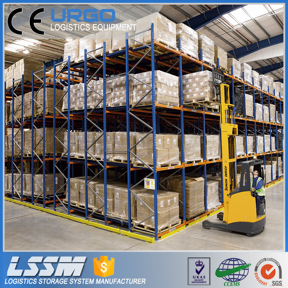 URGO 2023 New Push Back Racking Heavy Duty Pallet Rack for Intensive Storage Rack System