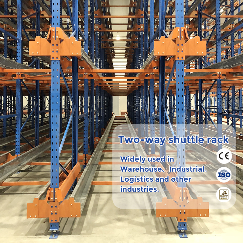 Automated Shuttle Pallet Racking System Two Way Shuttle Racking System