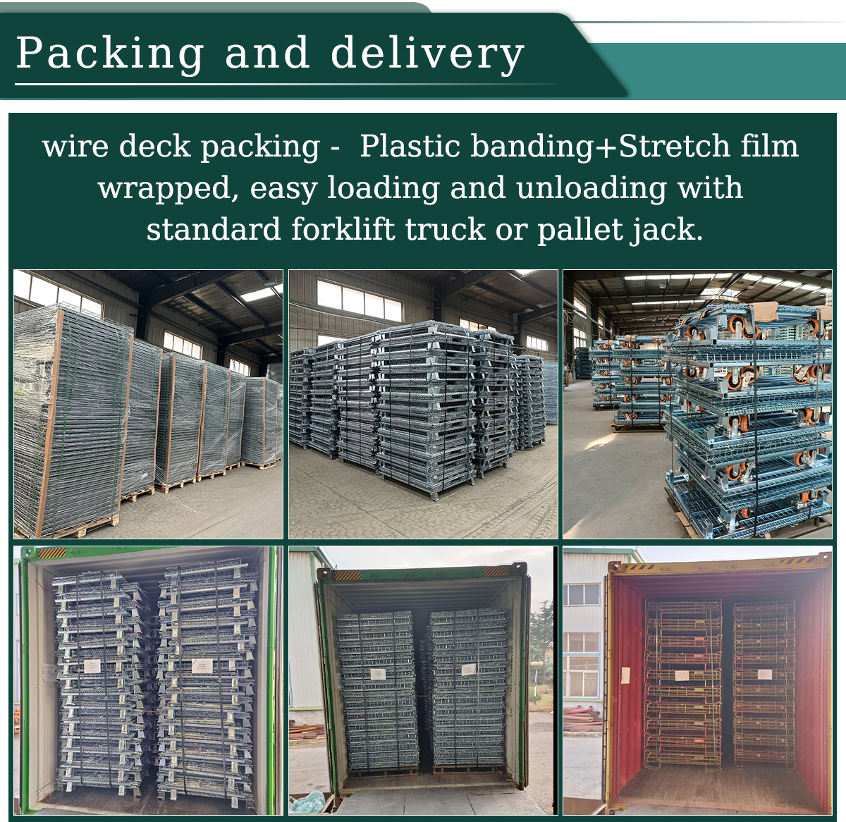 Optimized Wire Mesh Deck Pallet Racking Component Galvanized Deck Wire for Heavy Duty Warehouse Racking System Reliable