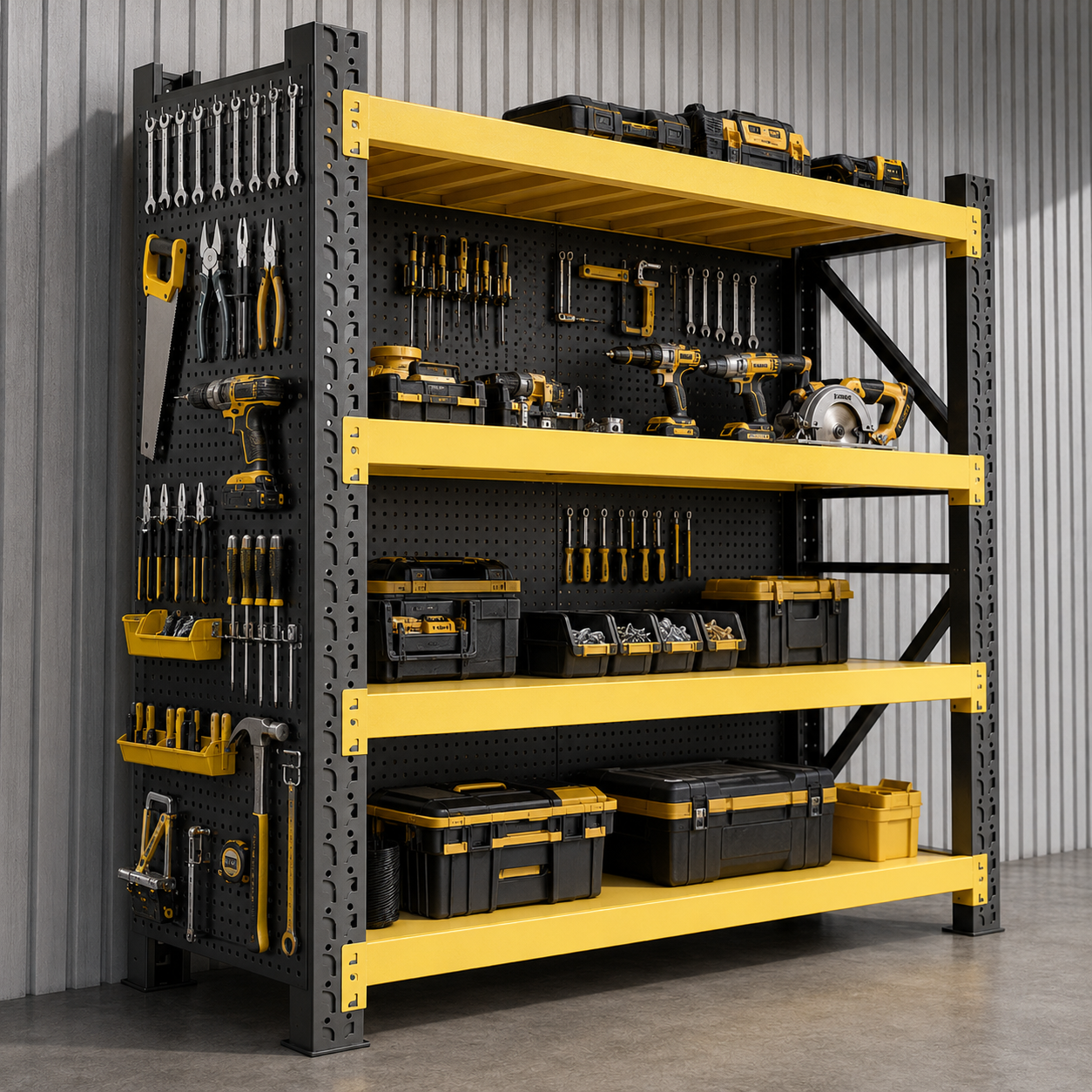 Long Span Shelving System Heavy Duty Steel Storage Rack for Warehouse Picking