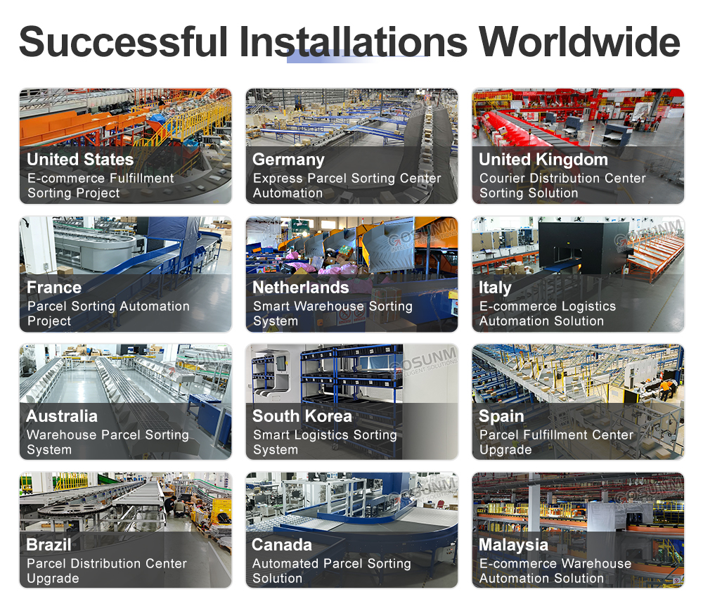 Customized High-Speed Durable Stainless Steel Put Wall Sorting System Warehouse Automation E-commerce Fulfillment Order Picking