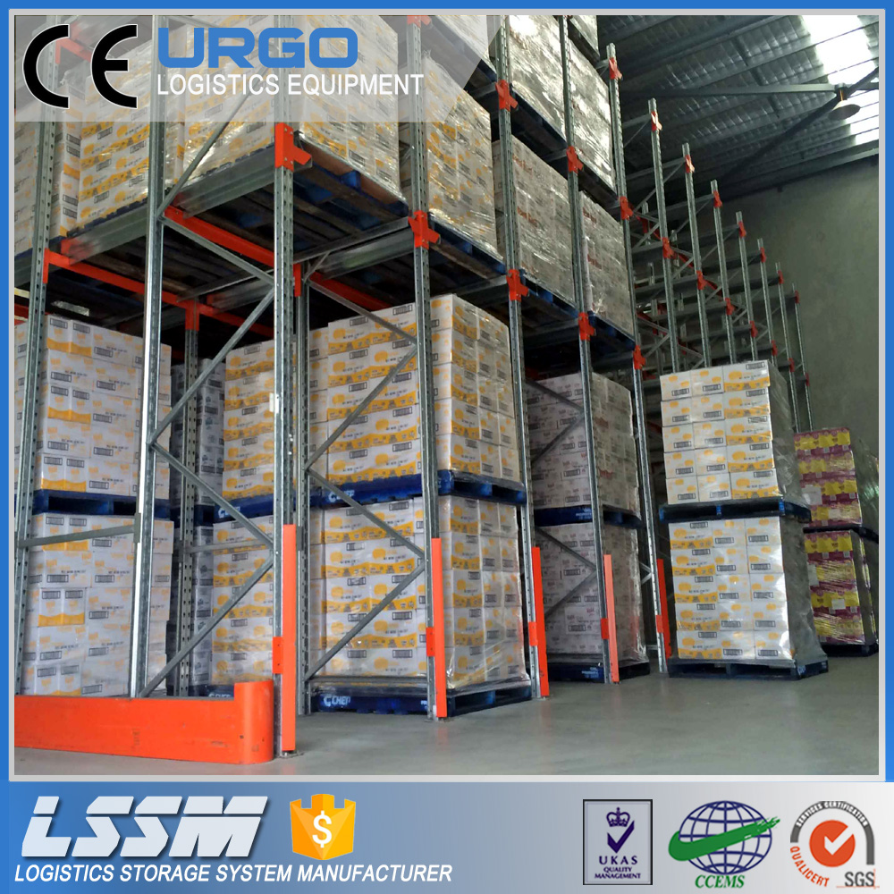 Warehouse Storage Pallet Racking System Drive In For Cargo Storage