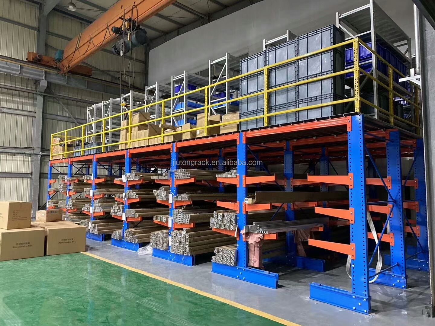 Light Medium Heavy Duty Steel Cantilever Rack 500kg 800kg 1000kg Per Arm Adjustable Storage System for Warehouse