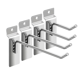 Customization Metal Pegboard Hook Supermarket Stainless Steel Display Rack Hook Shop Display Hook Metal