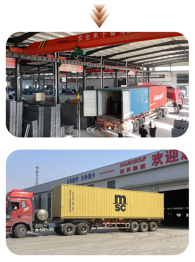 Guijie High Load Capacity 4-Layer Drive-Through Steel Warehouse Rack Powder Coated Finish Adjustable Corrosion Protected Shelves