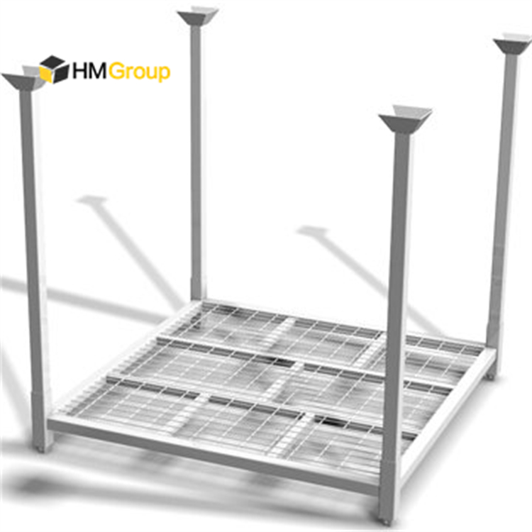OEM Heavy Duty Galvanized Steel Stacking Racks For Warehouse Stack Pallet