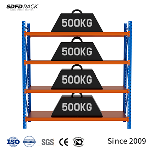 Custom 300-800kg Light Medium Heavy Duty Steel Adjustable Long Span Shelving Easy Assembly Industrial E-commerce Warehouse Shelf