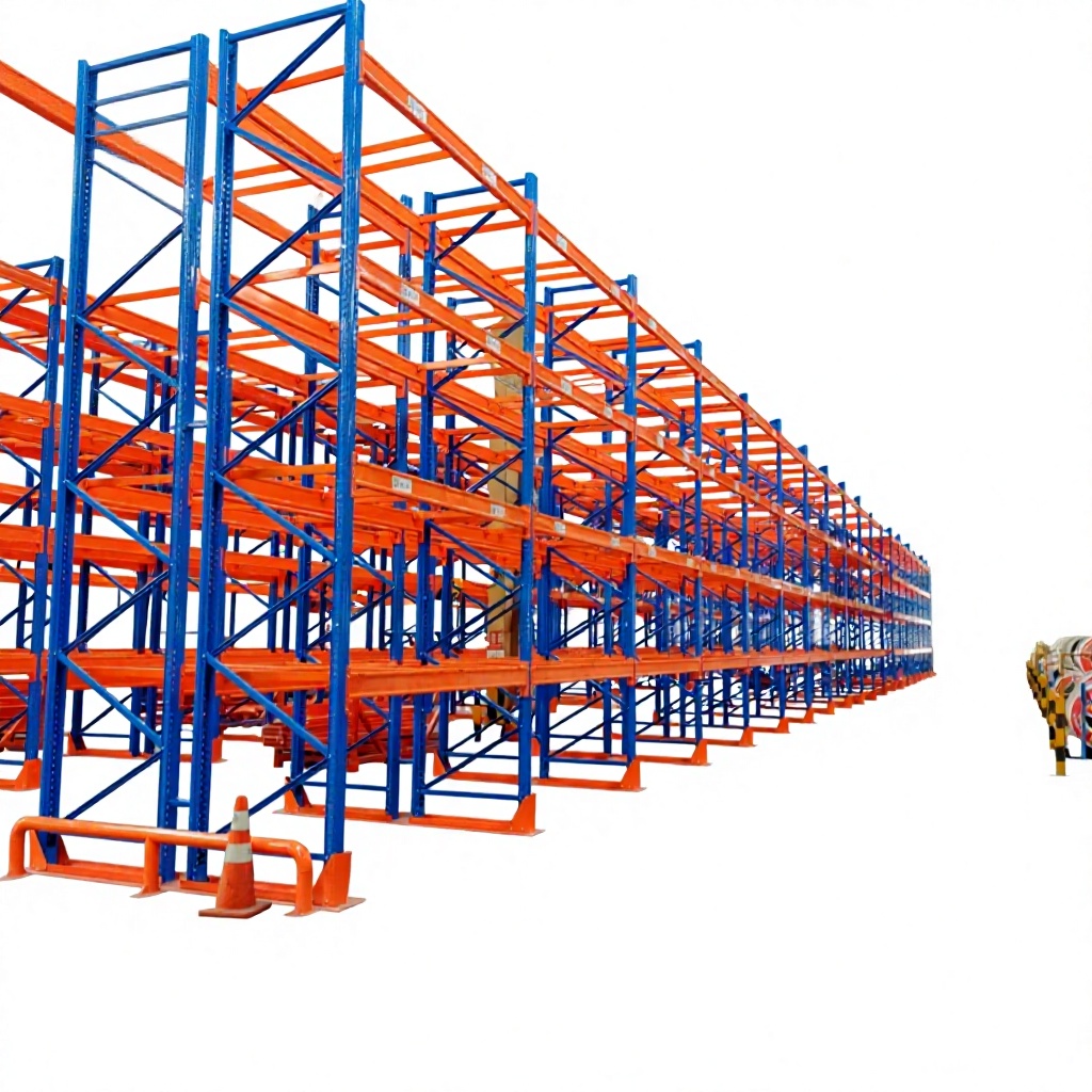 Double Deep Racking System For Flexible Warehouse Storage Distribution And Logistics Operations