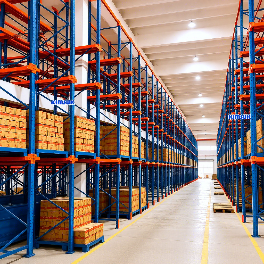 Drive-in Pallet Racking Tall Upright Frame Fully Use Warehouse Height Increase Capacity, Estanterias De Gran Altura