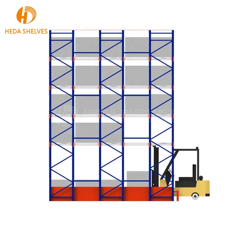 High Density Filo Storage System Warehouse Drive in Rack Van Pallet Racking System Drive in Pallet Racking