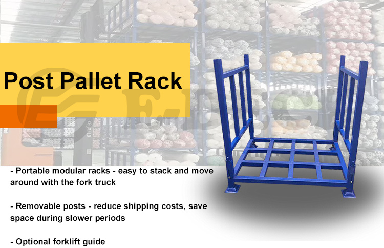Heavy Duty Stackable Customized Warehouse Transport a Frame Fabric Roll Rack