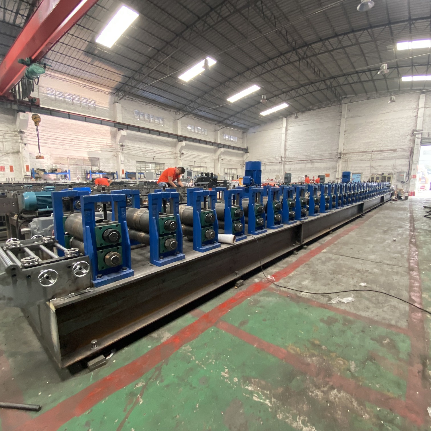 Warehouse Storage Mezzanine Floor Pallet Racking Sigma Beam Upright Roll Forming Machine for Industrial Racking System