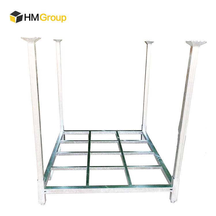 OEM Heavy Duty Galvanized Steel Stacking Racks For Warehouse Stack Pallet