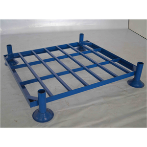High Quality Heavy-Duty Industrial Steel Pallets Durable Foldable Drive-In Rack Storage Equipment Stackable Pallets on Sale