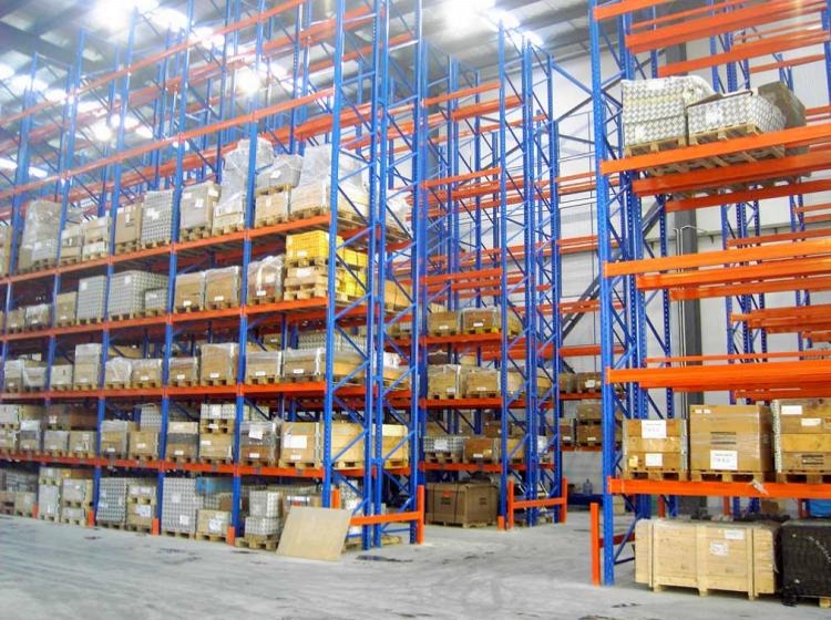 High Capacity Selective Pallet Racking Industrial Storage Solutions Drop-in Beams Heavy Duty Steel Warehouse Shelving Factory