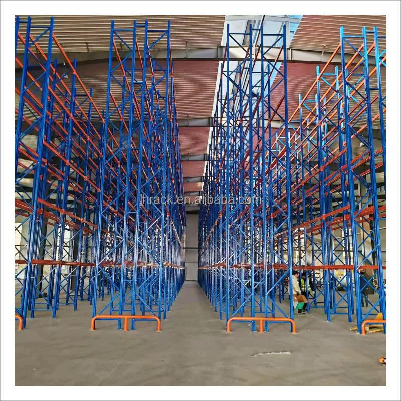 More Capacity High Rack Warehouse System Heavy Duty Pallet Racking System VNA Narrow Aisle Racks for Shelf Factory Material