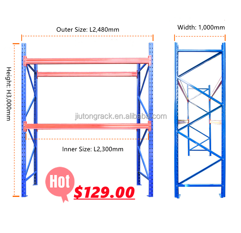 Selective Pallet Storage Rack Specifications