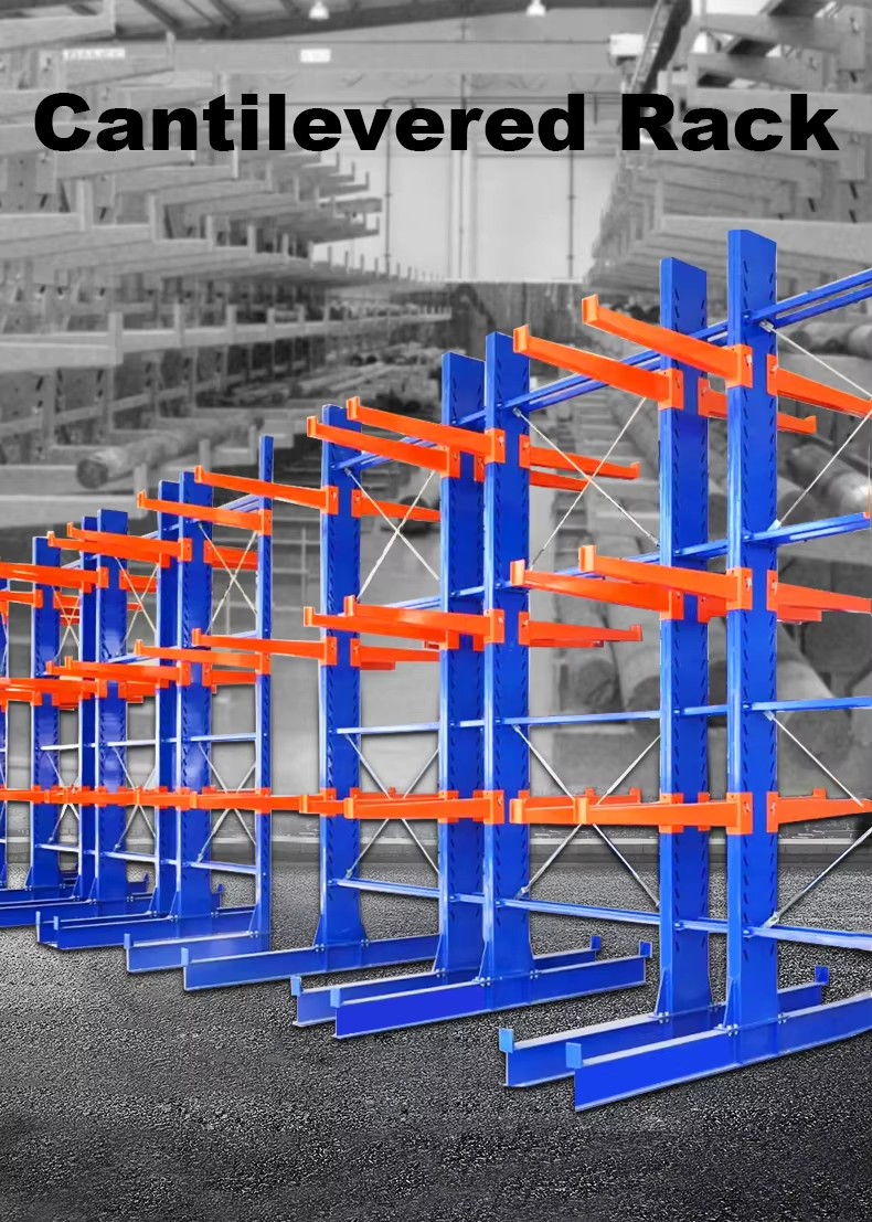 Industrial Heavy Duty OEM ODM Storage Racks Wall Mounting Tube Racking Gavenized Cantilever Rack For Warehouse