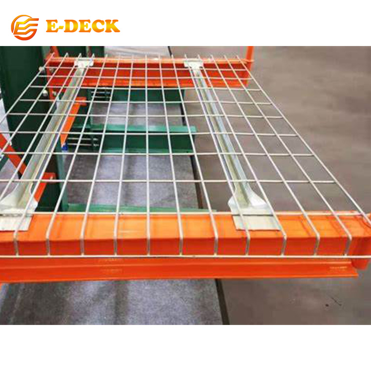 Hot Dipped Galvanized Wire Mesh Decking Pallet For Pallet Racking System