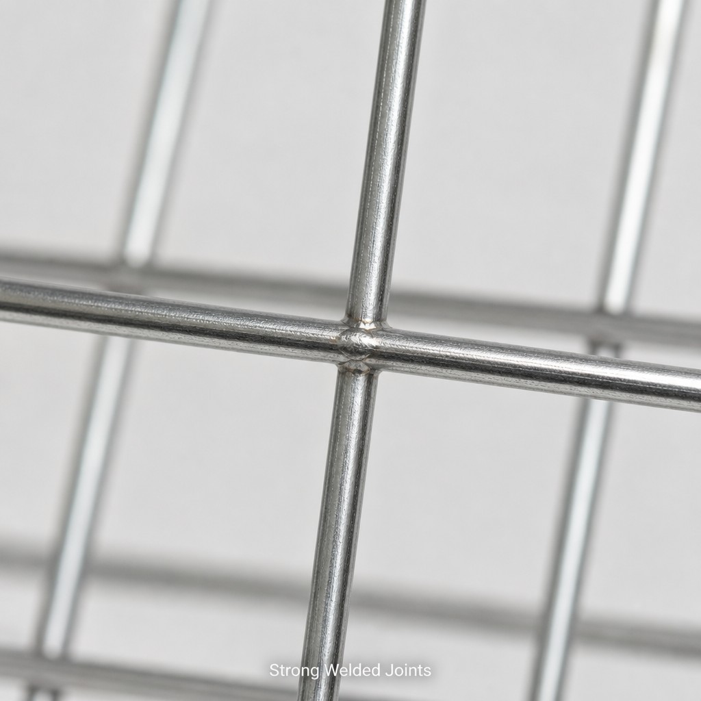 Heavy Duty Galvanized Steel Load Bearing Support Bar Drop-In Type Wire Mesh Decking Panel For Warehouse Pallet Rack Storage
