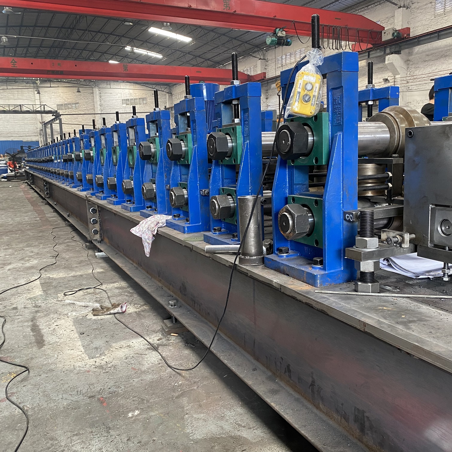 Warehouse Storage Mezzanine Floor Pallet Racking Sigma Beam Upright Roll Forming Machine for Industrial Racking System