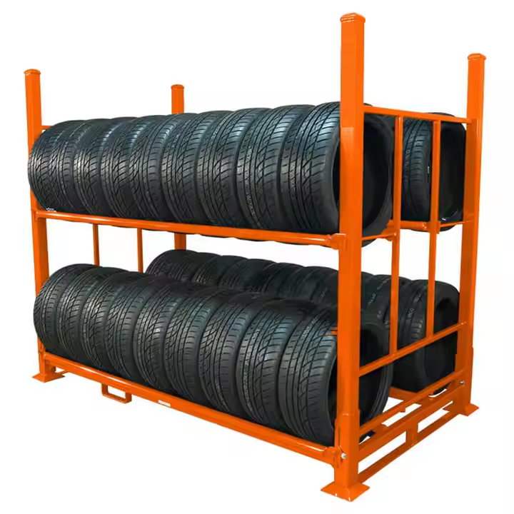 Steel Stacking Rack Heavy Duty Sheleving Racks Warehouse Stackable Racking
