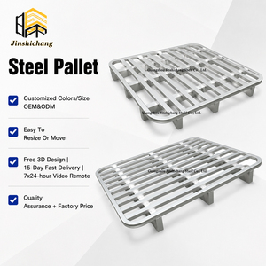 Factory Direct Steel Pallet Heavy Duty Warehouse Storage Metal Pallet For Racking System