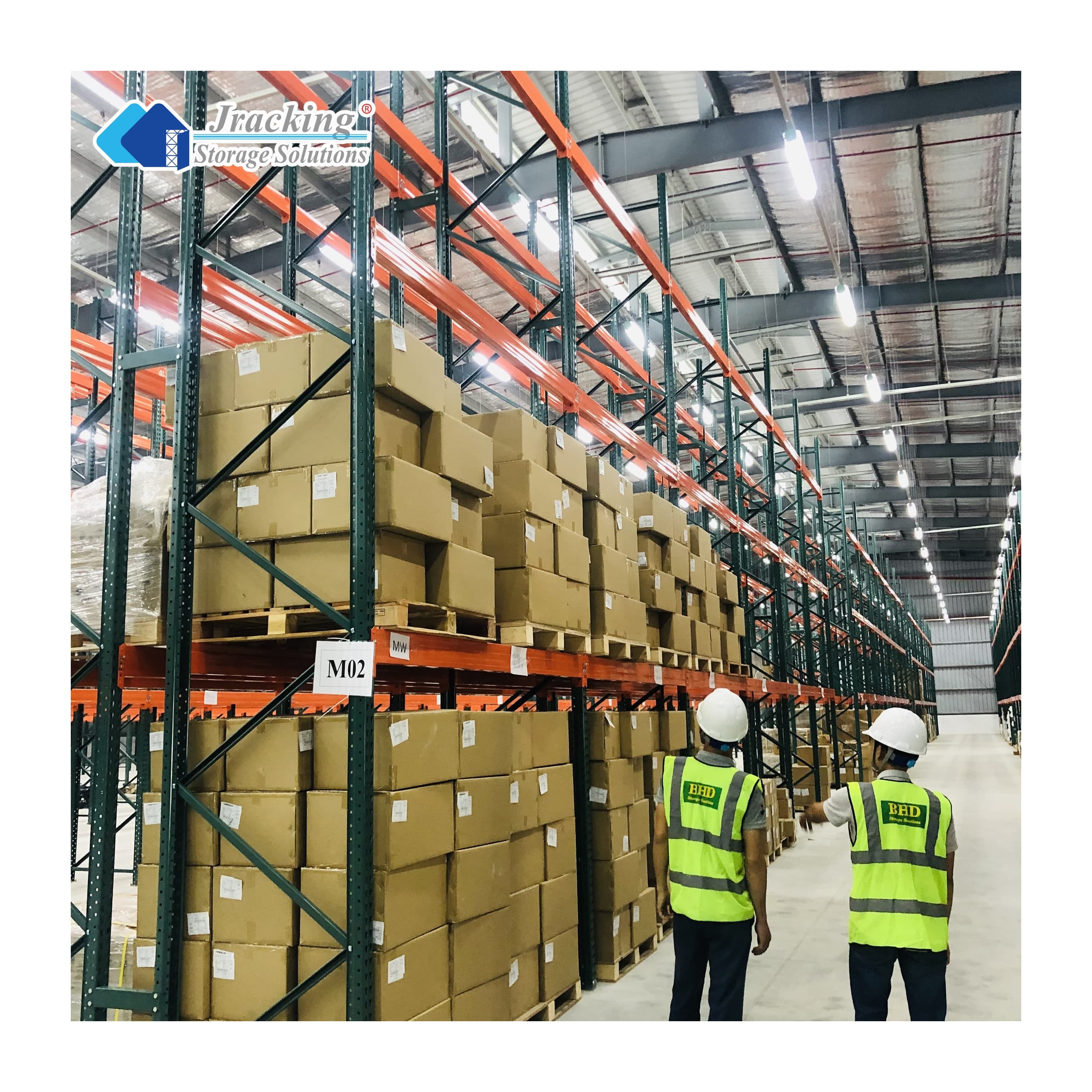 RMI&CE Certified Heavy Duty Teardrop Pallet Racking System Industrial Racks Shelving for Warehouse with Column Guard