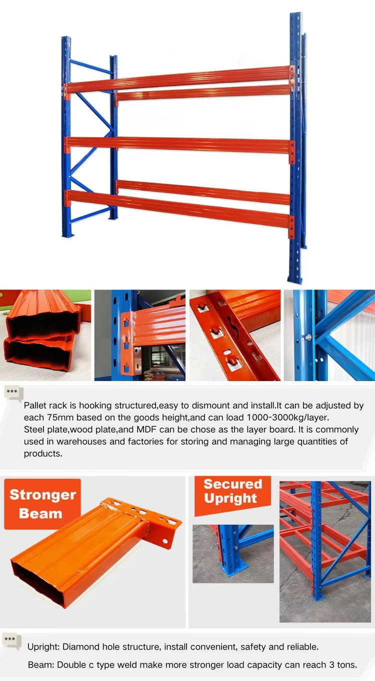 Heavy Duty Warehouse Pallet Rack System View 1