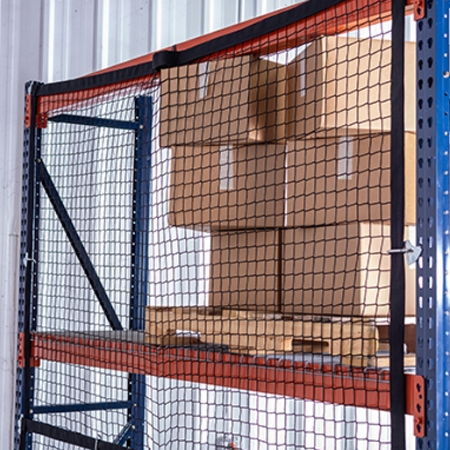 Customizable Polyester Woven Pallet Cargo Rack Net with Rope Edge OEM/ODM Cargo Wrap Netting Cut-to-Size Service