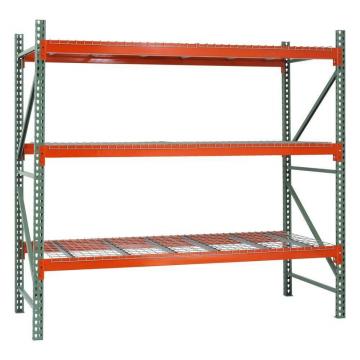 Factory Direct Sale Pallet Rack Teardrop Wide Span Storage Racks with Wire Mesh Decking for America Market